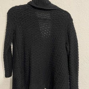 Black knitted cardigan